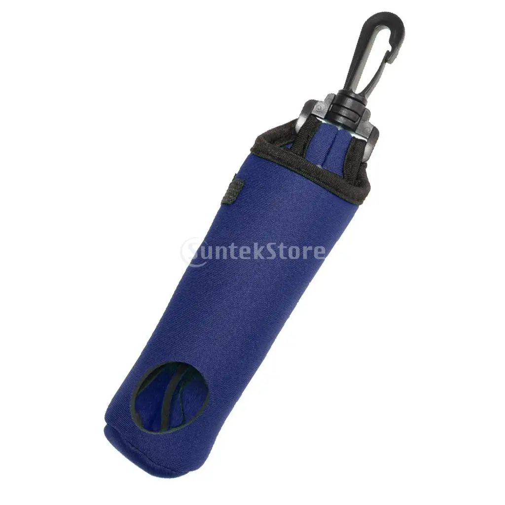 Portable Small Neoprene Golf Ball Bag Golf Tees Holder Carrying Storage Case Pouch with Swivel Waist Belt Clip - Choose Colors