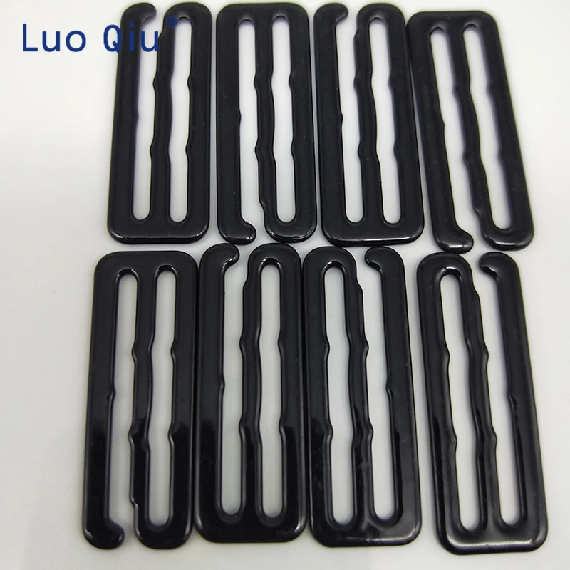 

Belt buckle Coated black type 9 metal bar Buckles clips for Lingerie Adjustment accessories DIY High quality 30mm 100pcs/lot