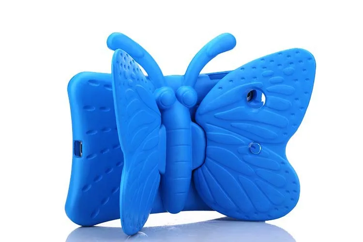 3D EVA противоударный моющийся чехол для iPad air/air2 Pro 9,7 Дети Бабочка Стенд чехол для планшета Полный корпус дети милые
