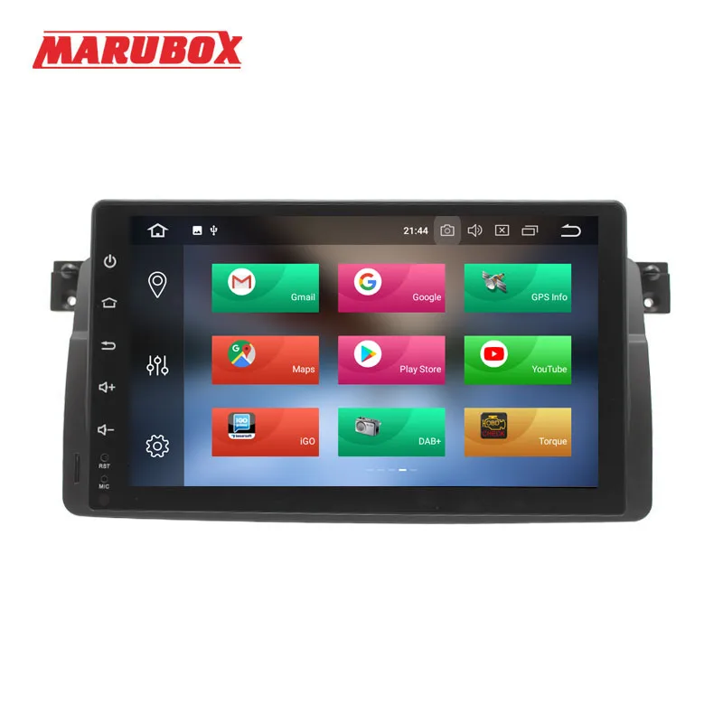 Clearance MARUBOX Head Unit 1 Din 4GB RAM For BMW E46 Android 8 X3 E3/Z 9" IPS Screen GPS Navi Stereo Radio Car Multimedia Player 9A902PX5 2