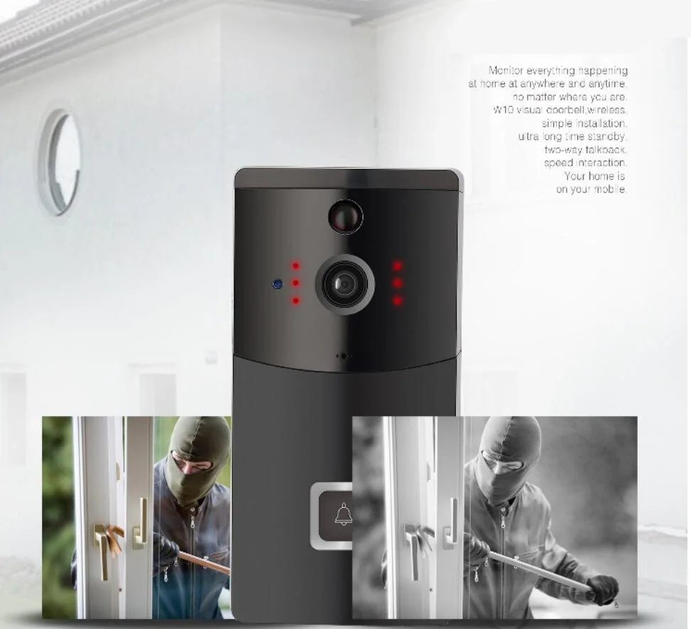 

Video Doorbell 1080P Wireless WiFi Ring Door Bell HD 2.4G Phone Remote PIR Motion Two-way Talk Home Alarm Security