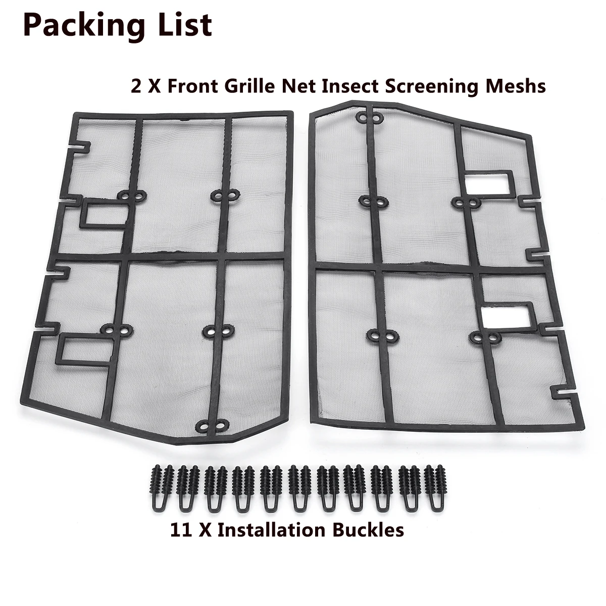 2 шт., передняя решетка, сетчатая сетка для автомобиля, сетка для скрининга насекомых для Toyota Land Cruiser Prado 150 FJ150 w/аксессуары