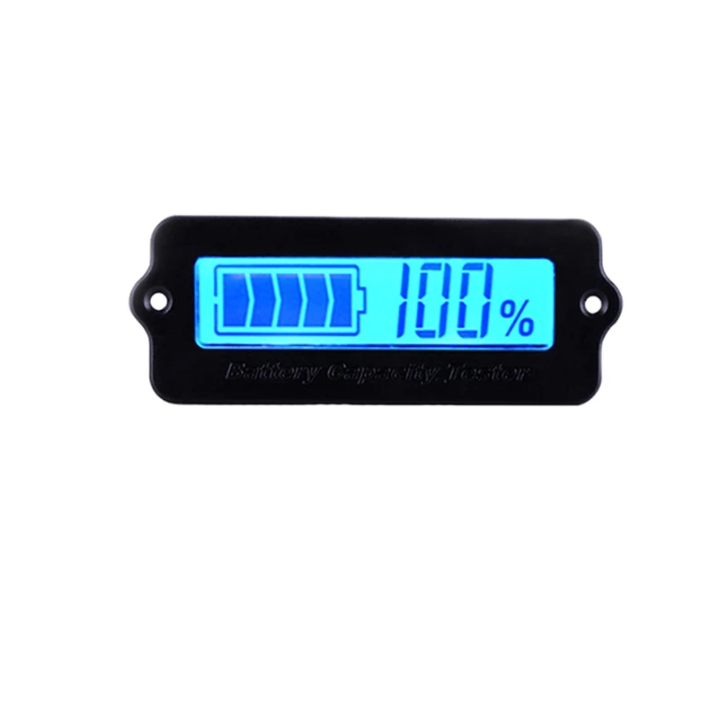 

12V-48V Lead-acid Lithium Blue LCD Voltmeter Meter Battery Capacity Tester Indicator Monitor Analyzer 12V 24v 36v 48v 2018