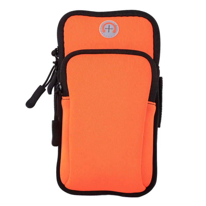 6," Универсальный держатель для мобильного телефона, непромокаемая спортивная сумка на руку для телефона, спортивная сумка для бега, сумка на руку, чехол - Цвет: Оранжевый