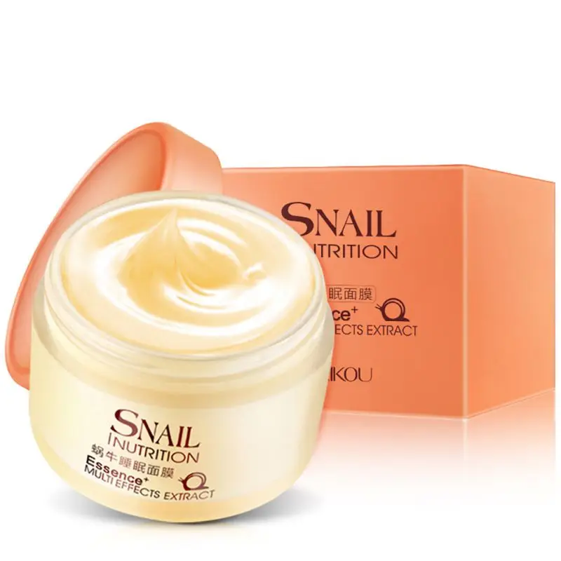 

75g Snail Sleeping Mask Essence Moisturizing Night Cream Anti Aging Wrinkle Cream