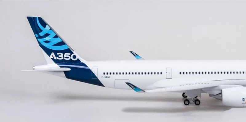 47 см 1/142 масштаб самолет Airbus A350 прототип XWB авиакомпания Модель W свет и колесо литье под давлением пластик Смола самолет для украшения