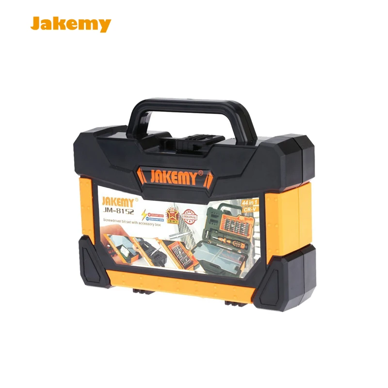 

JM-8152 Magnetic Screwdriver Repair Tool Set Opening hand multitool tools + tweezer + Toolbox for mobile phone repairing kit