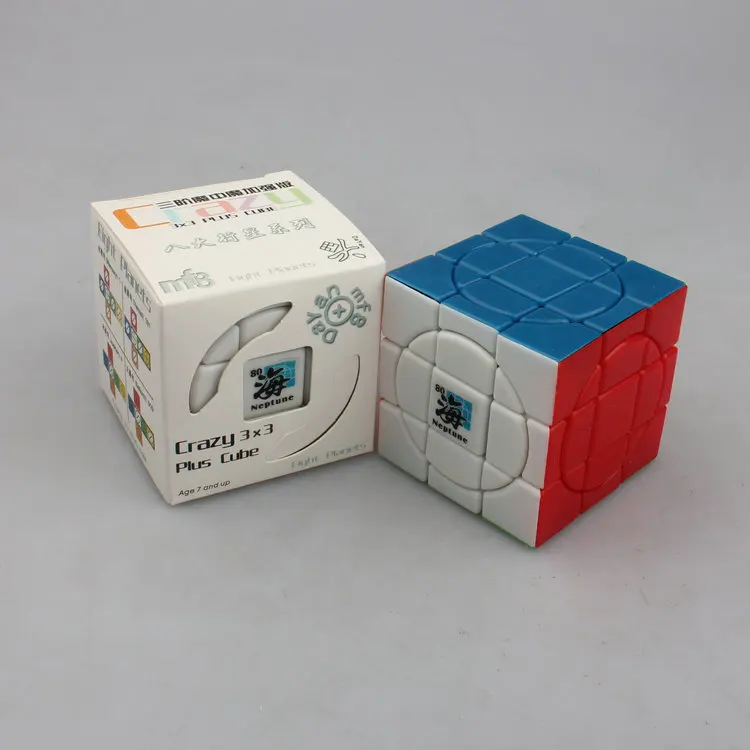 MF8 Сумасшедший 3x3 куб Юпитер Венера Меркурий черный/Stickerless куб головоломка восемь планет идея коллекционера подарок