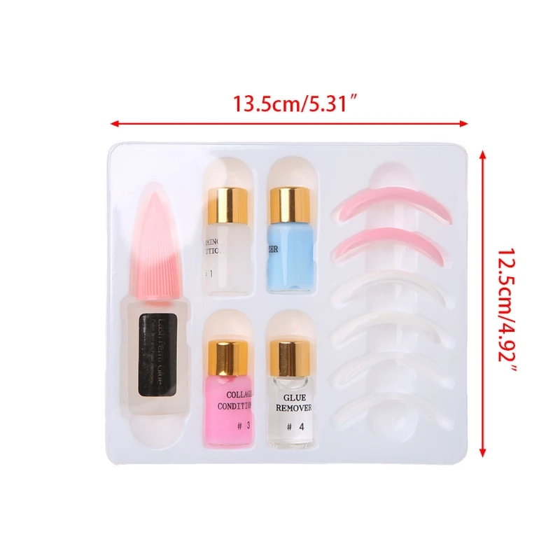 

Ramadan Festival GiftsPro Eyelash Lash Eyelashes Wave Curling Perming Curler Rod Glue Perm Kit Set