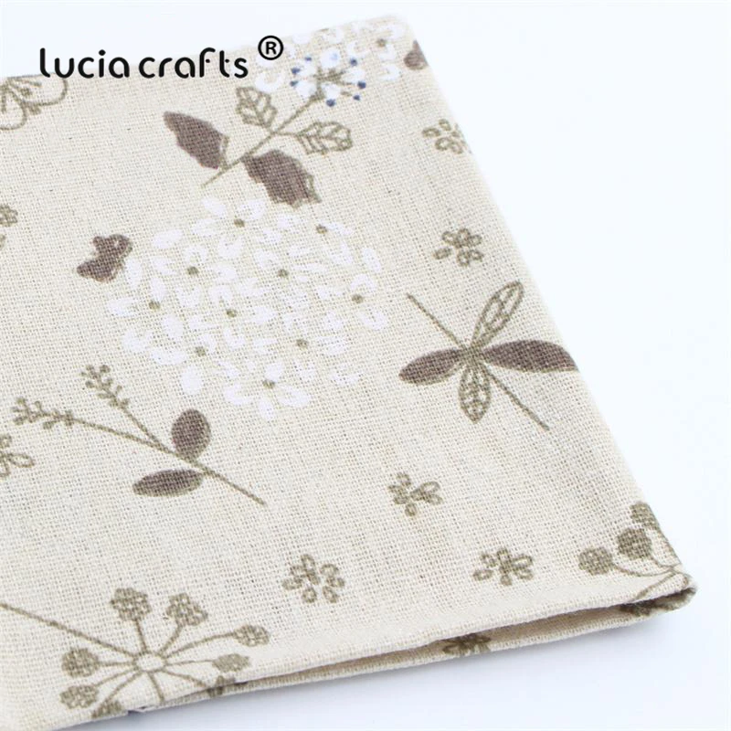 Lucia crafts 50*50 см различные варианты ретро печати хлопок белье текстиль лоскутное DIY украшения H0916