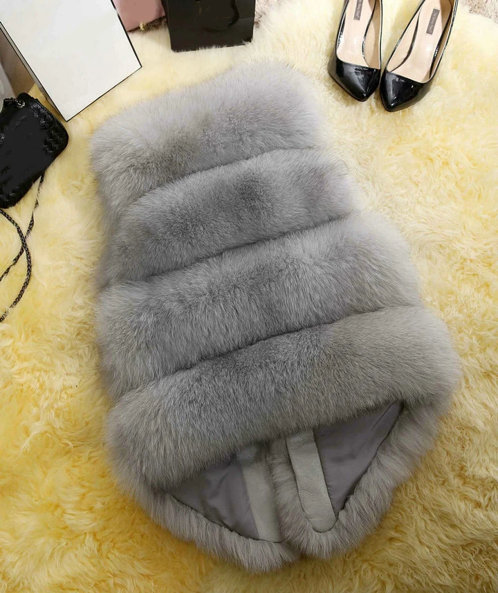 Faux Fur Coat Autumn Winter Women 2018 New Fashion Casual Slim Sleeveless Faux Fox Fur Vest Coat Waistcoat Women Casaco Feminino