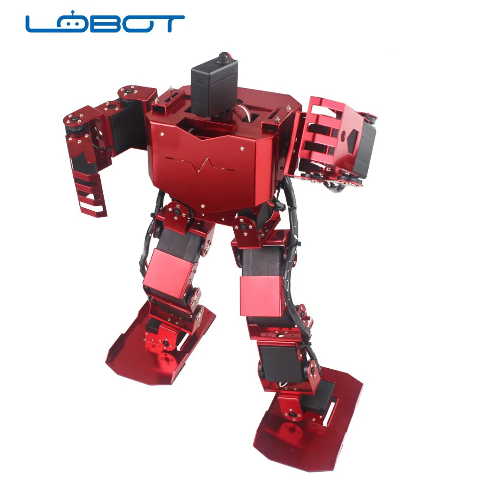 LOBOT 17 DOF робот H3.0 Biped двуногих человека Алюминий аниме Рисунок кадра комплект RC