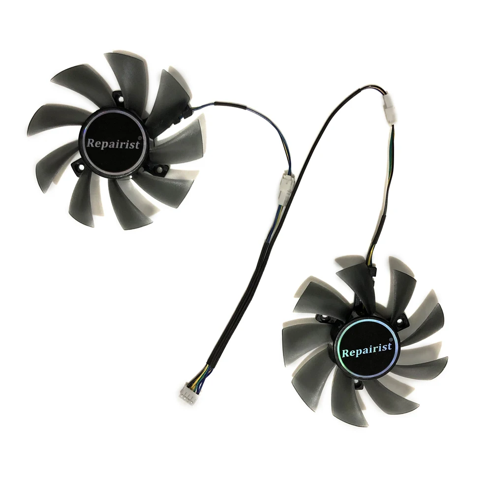 MS-RX570 4G M.3 M.4 GPU VGA Alternative Cooler Cooling Fan For MAXSUN RX 570 4G/8G V2 Graphics Cards As Replacement