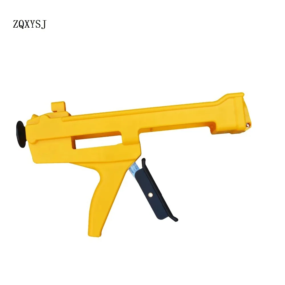 Zqxysj Новое поступление клеевой пистолет ручной двухкомпонентный Пластик клеевой пистолет двухотсековая клеевой пистолет трудосберегающий двойная труба для клеевого пистолета