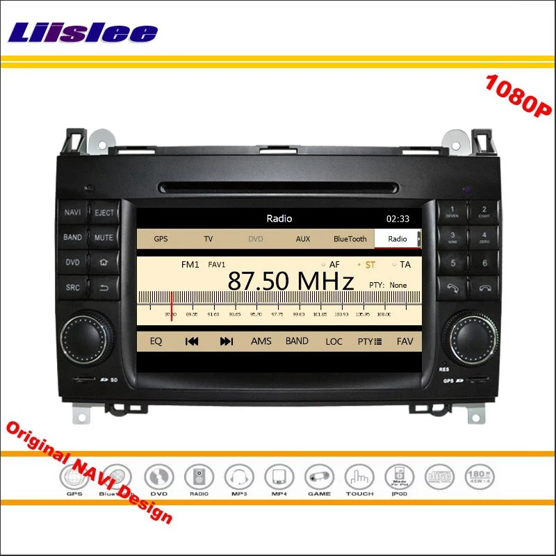 Cheap Liislee For Mercedes Benz B Class W245 2004~2016 Car Radio CD DVD Player GPS Navigation 1080P Screen System Original NAVI Design 0