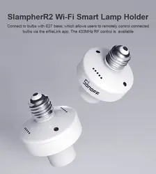 E27 Sonoff Slampher R2 умный держатель света WiFi лампа держатель для ламп RF приемник Ios/android телефон приложение Удаленная умная лампочка