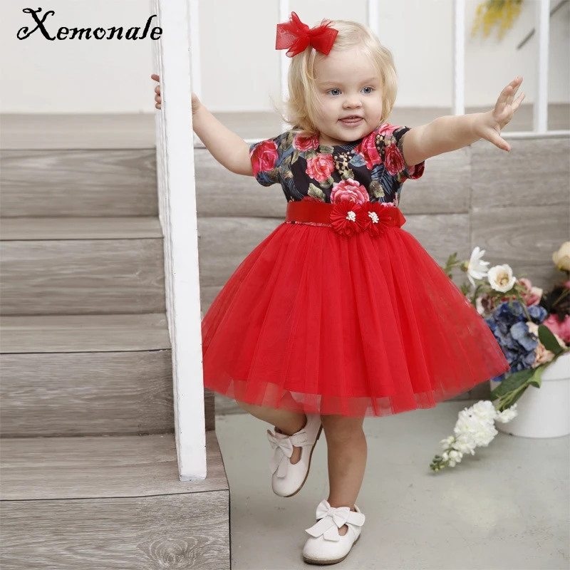 

Xemonale Baby Girl Summer Dress Christening Gown Princess Dress For Girl Kids Infant Party Costume 1- 6 Years Birthday Dress