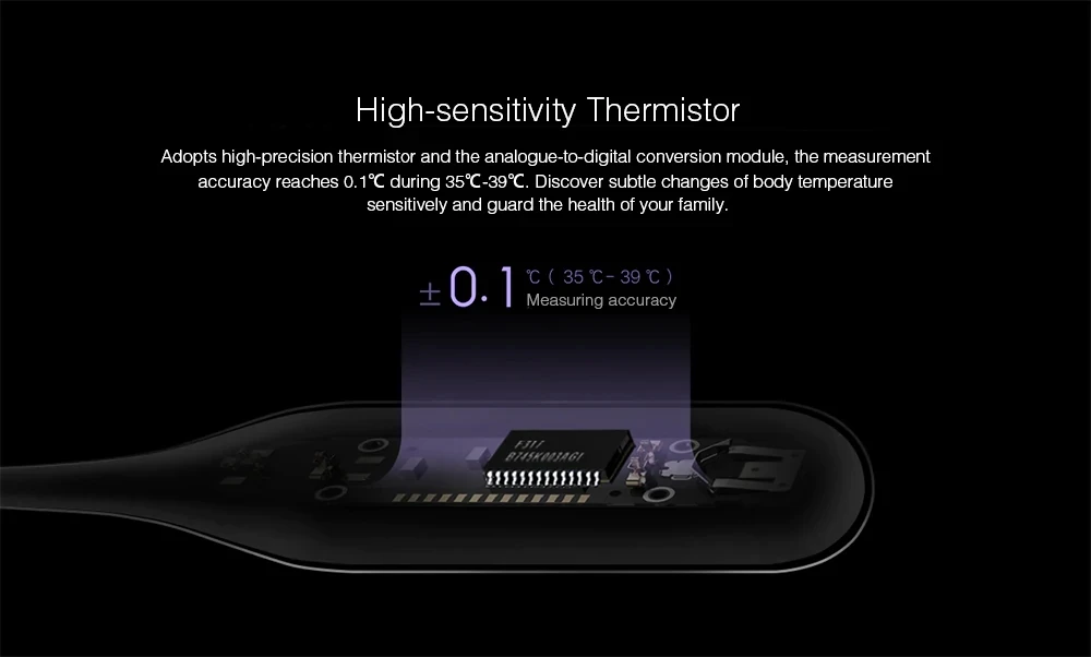 Xiaomi Miaomiaoce Digital Medical Thermometer for Children Adults Mouth Underarm Temperature Clinical Detecting With Battery (2)