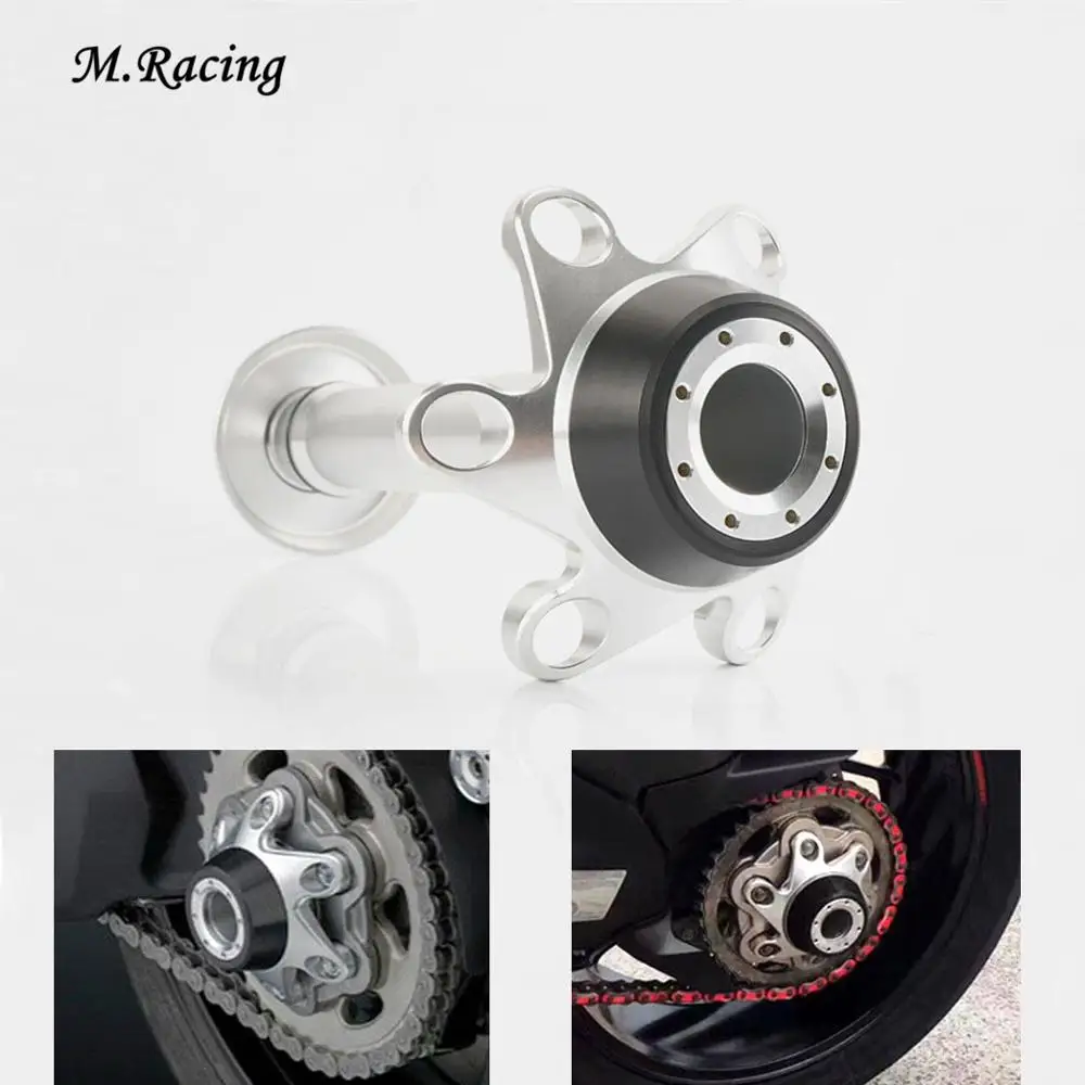 

For Ducati Streetfighter 1098 Multistrada 1200 Rear Axle Fork Crash Sliders Wheel Protector Black Red Silver