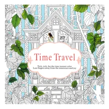 1 Pcs/24 Pages Time Travel Free Coloring Books For Adult Children Drawing Colouring Book Pages Adult Graffiti Anti-Stress Livro