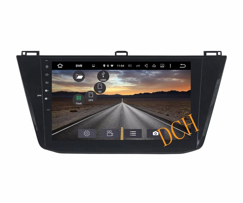Cheap Octa Core 10.1" Android 9.0 Car Radio DVD GPS for Volkswagen Tiguan 2016 With 4GB RAM Bluetooth 64GB ROM navigation stereo auto 5