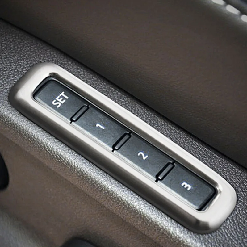 

ABS Chrome For Teramont Atlas 2017 2018 Car Master driver seat memory switch Cover Trim
