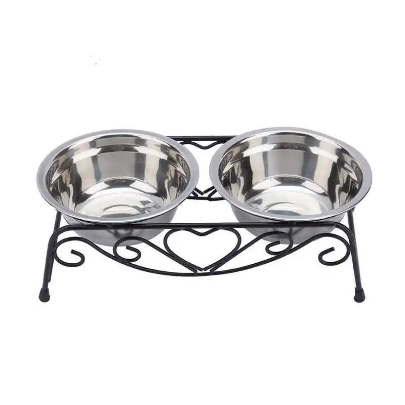 dog food water bowl stand