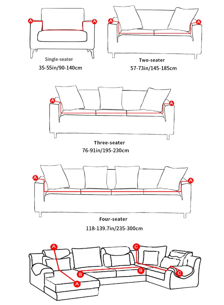 Эластичный чехол для дивана, плотный чехол, все включено, чехлы для диванов для гостиной, секционный чехол, чехлы для влюбленных сидений, мебель для патио