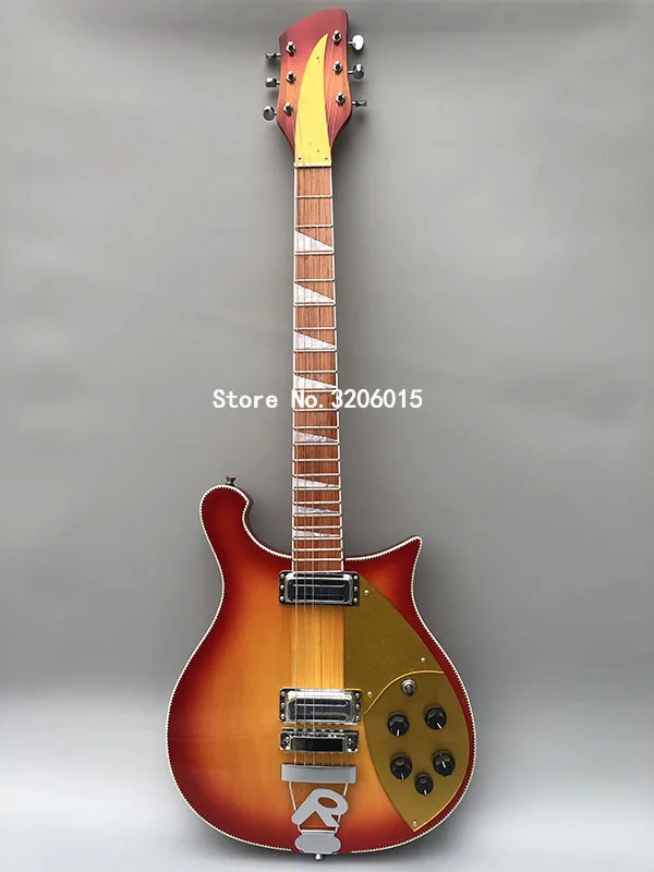 

2018 New Electric Guitar,rosewood fingerboard has the gloss of varnish on it,headstock 5 degrees,rich neck thru body!