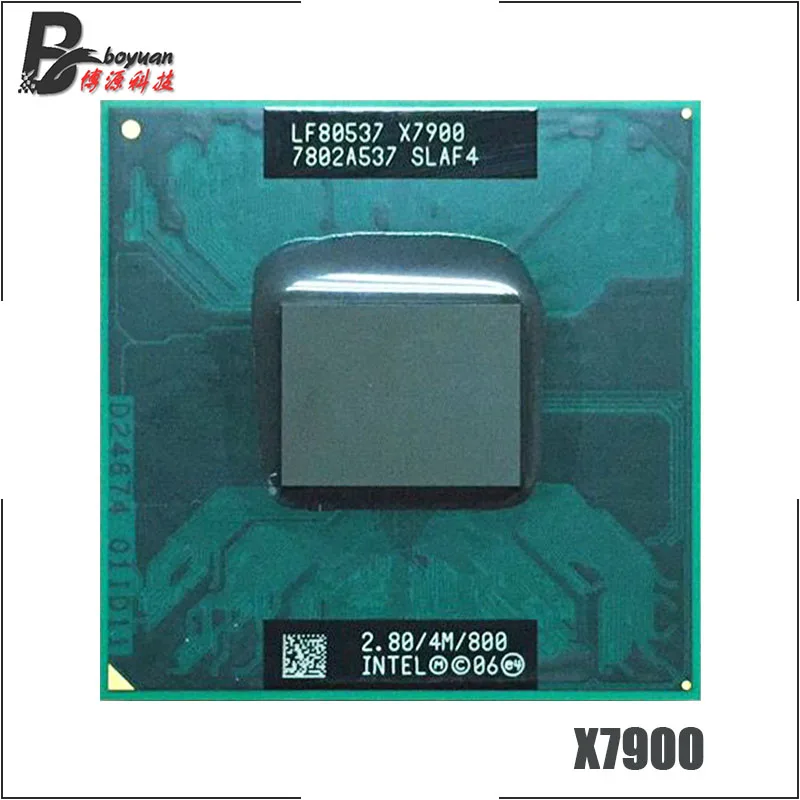 Двухъядерный процессор Intel Core 2 Extreme X7900 SLA33 2,8 GHz двухъядерный двухпотоковый процессор 4M 44W Socket P