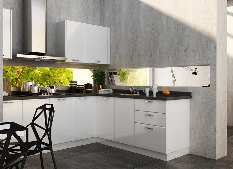 7 Days Delivery Guangzhou Professional Luxury Kitchen Furniture Set