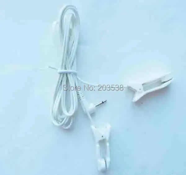 Tens ems Massage Ear clip electrode connecting lead 3.5mm wire for Sleep insomnia acupuncture therapy machine slimming massager Tens ems Massage Ear clip electrode connecting lead 3.5mm wire for Sleep insomnia acupuncture therapy machine slimming massager