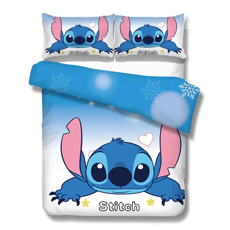 Us 44 39 40 Off Disney Lilo And Stitch Bedding Set 3 Pcs Single Double Twin Full Queen King Size Cartoon Girls Bed Cover Pillow Cases Room Decor In
