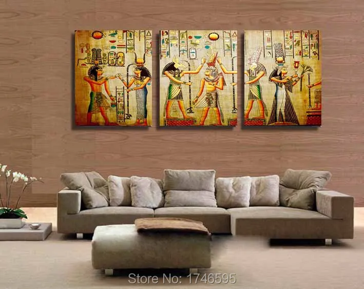 Modern Living Room Escape big size 3pcs modern living room home decor abstract egyptian Modern Living Room Escape big size 3pcs modern living room home decor abstract egyptian