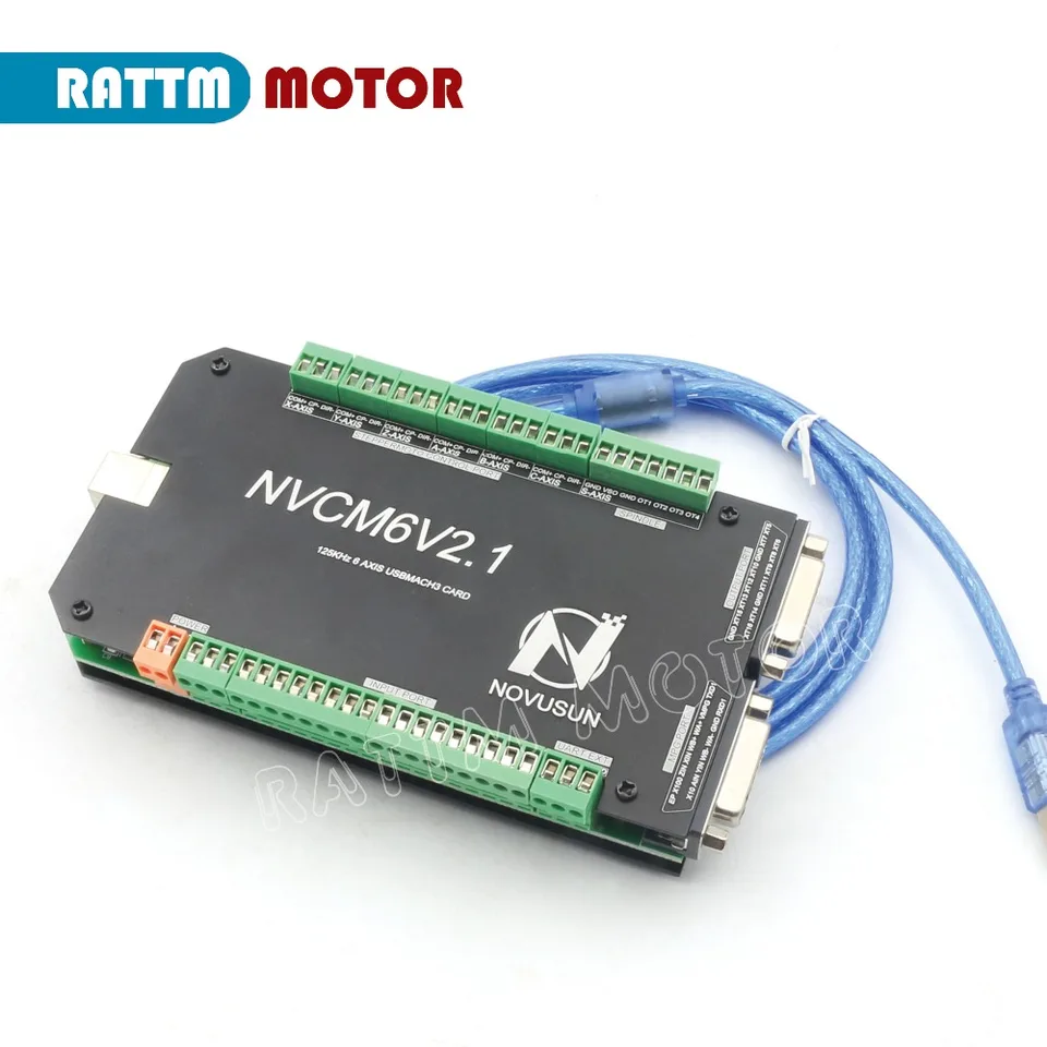 NVCM Contrôleur De Cnc 6 Axes Carte D'interface Usb Pour Moteur