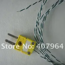 K тип наружной термопары со встроенным разъемом OMEGA, 2*0,2 мм, Длина 2000 мм