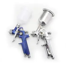 Аэрограф Комплект HVLP Воздушный пистолет-распылитель подправить Краскораспылитель гравитационная подача воздушная щетка