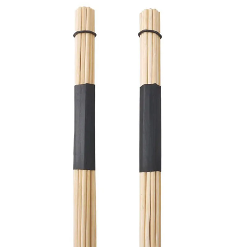 1 пара барабанных щеток 15," /40 см джазовые ударные щетки барабанные палочки высокое качество бамбуковые черные барабанные палочки резиновая ручка новинка