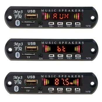 

Bluetooth Car Mp3 Player Modification Car Kit Wireless FM receiver Mp3 Player Decoder Board USB 3.5MM music Player Speaker