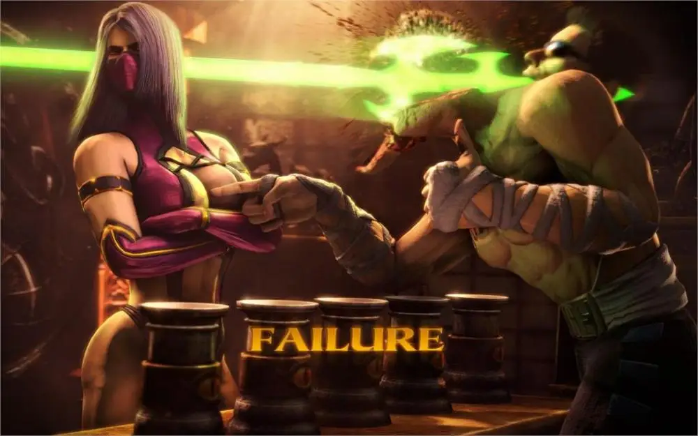 Игровой фон для девочек mileena mortal kombat 4 размера Шелковый парусиновый постер с