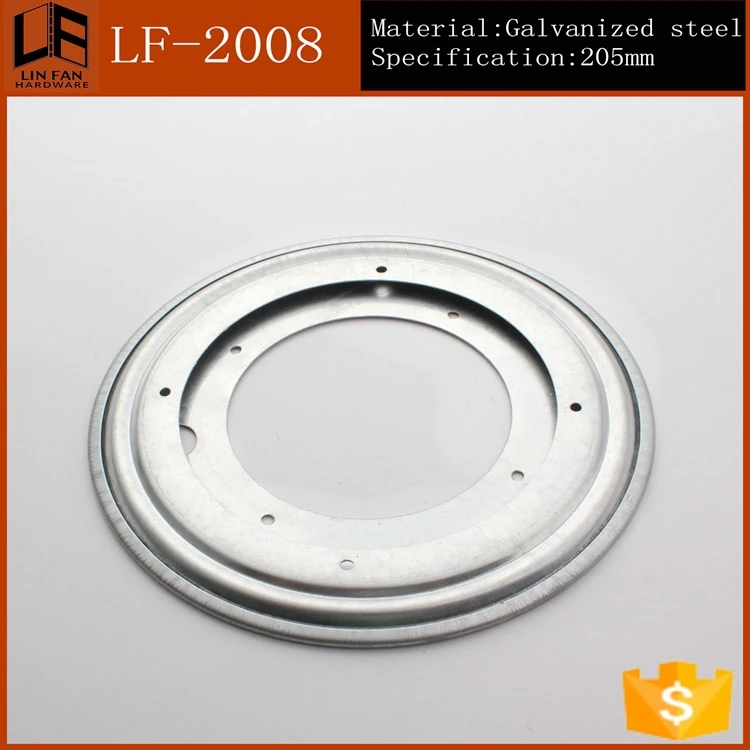 furniture dining table 8 inch ball bearing swivel plate,8" round table