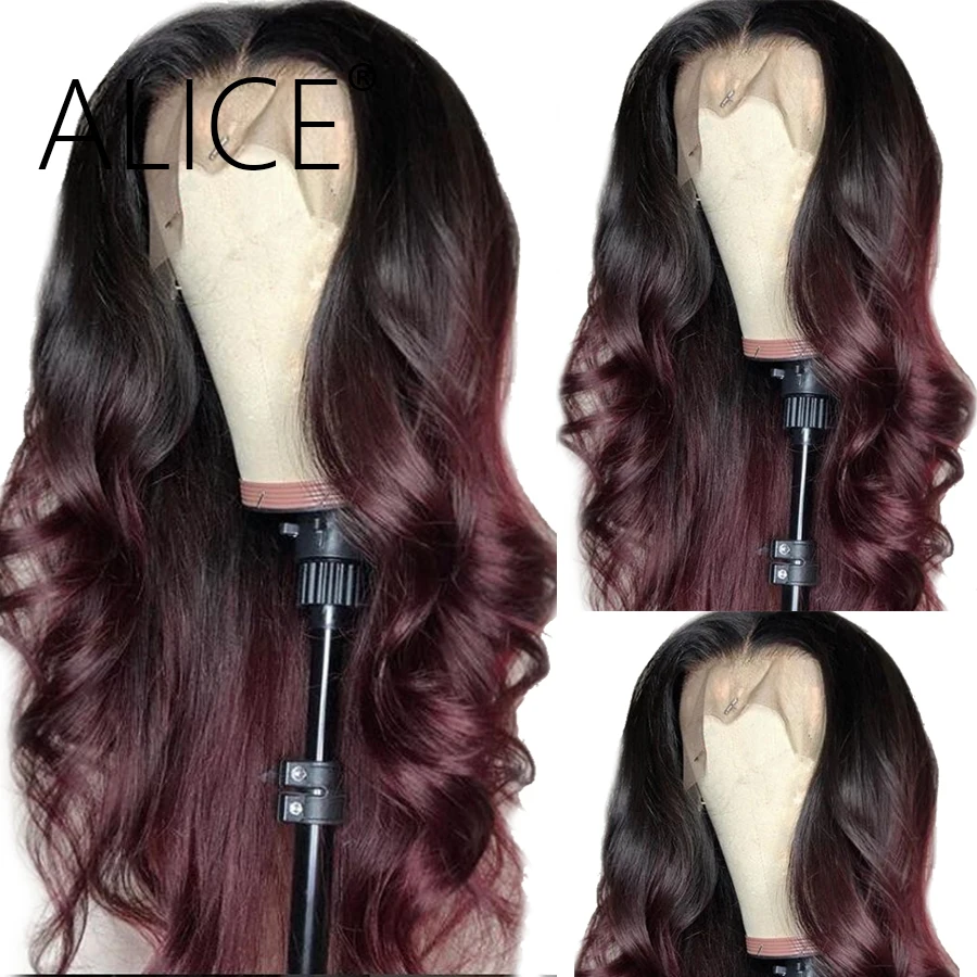 body wave 99j ombre wigs