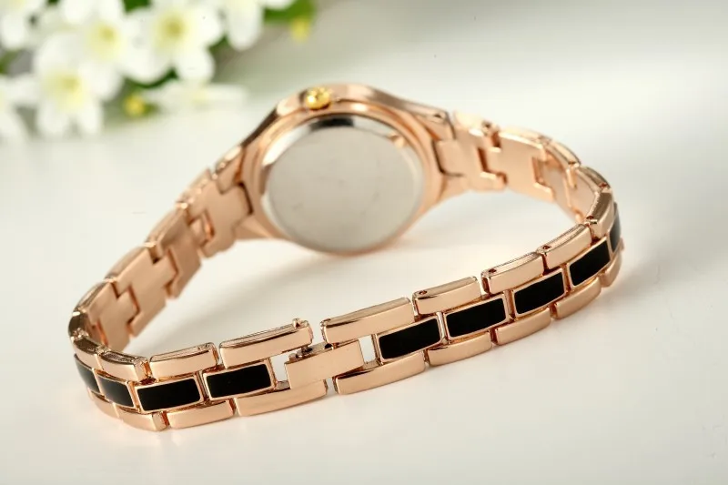 Бренд Chaoyada классические двойные черные белые часы браслет из розового золота набор часов пара модные и повседневные наручные часы