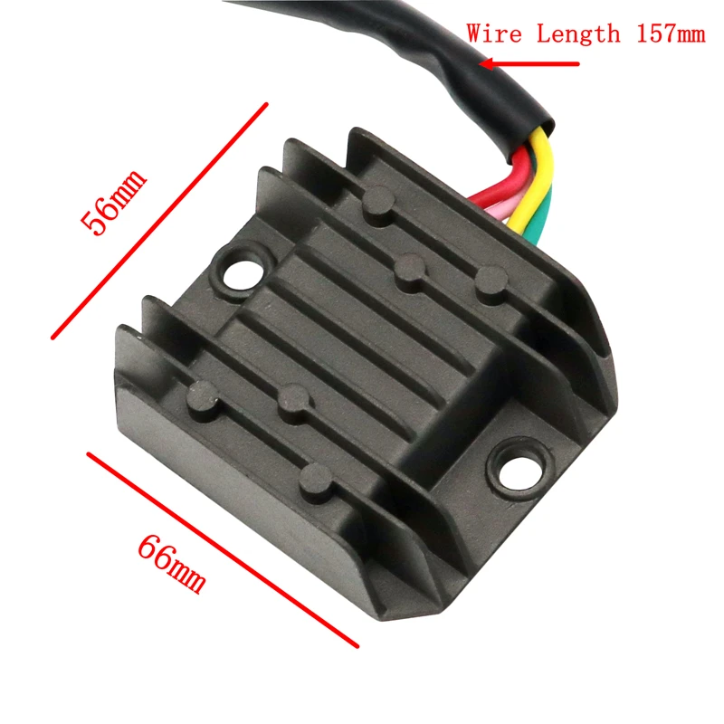 MotoLovee 4 Контакты провода регулятор напряжения Выпрямитель GY6 150 250cc ATV Quad мопед
