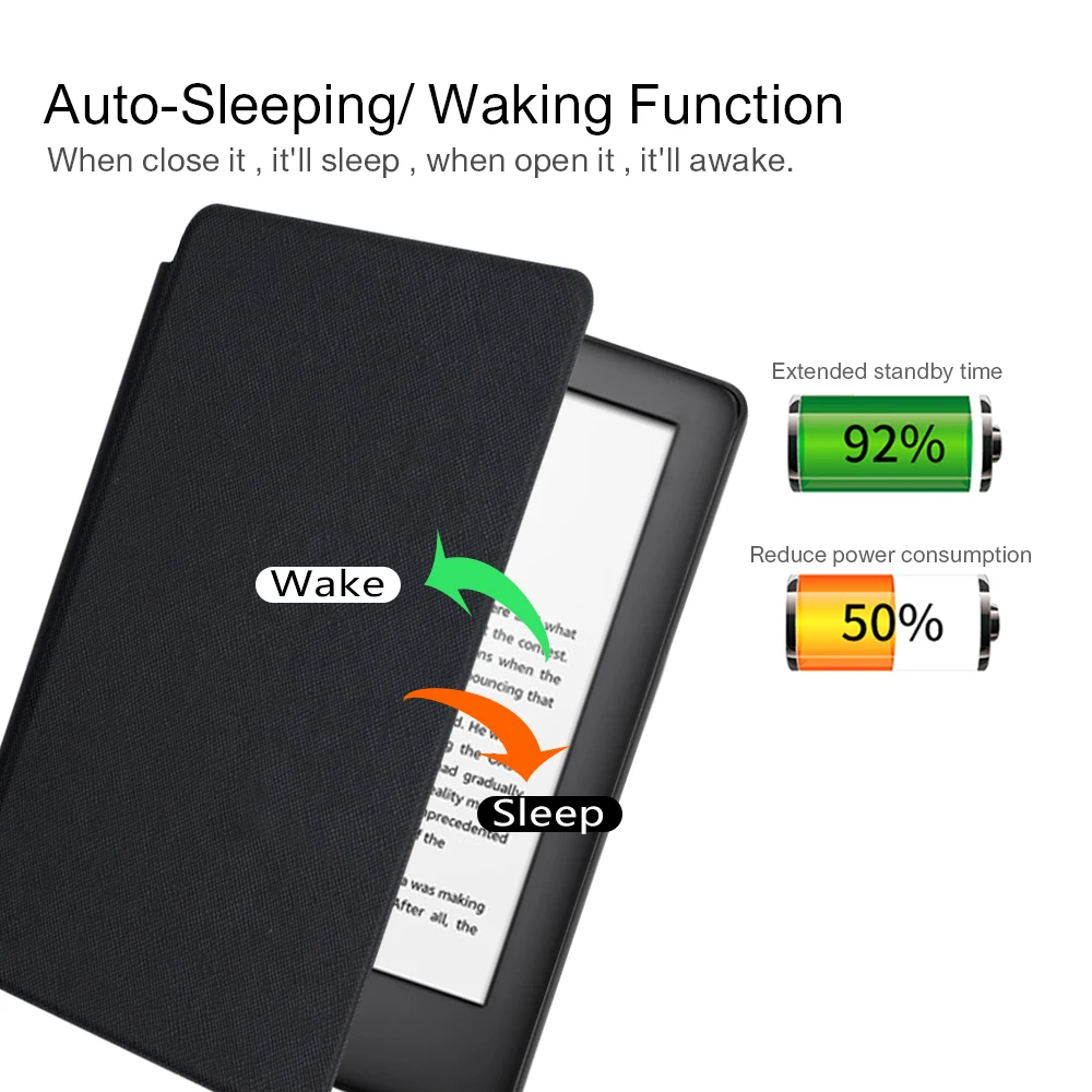 Walkers Stand Case For Amazon All-new Kindle 10th J9G29R for Amazon Kindle 2019 Smart Flip PU Leather Cover + Screen Protector Walkers Stand Case For Amazon All-new Kindle 10th J9G29R for Amazon Kindle 2019 Smart Flip PU Leather Cover + Screen Protector