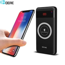 

DCAE 10000mAh Power Bank Qi Wireless Charger for iPhone XS Max XR X 8 Usb Mobile Phone External Battery for Xiaomi Samsung S9 S8