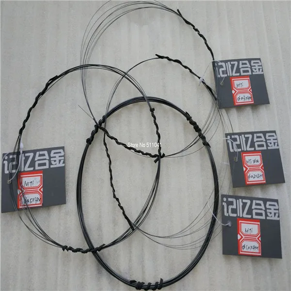 NiTi Nitinol Nickel Titanium Super Elastic Wire ,SMA Nitinol shape