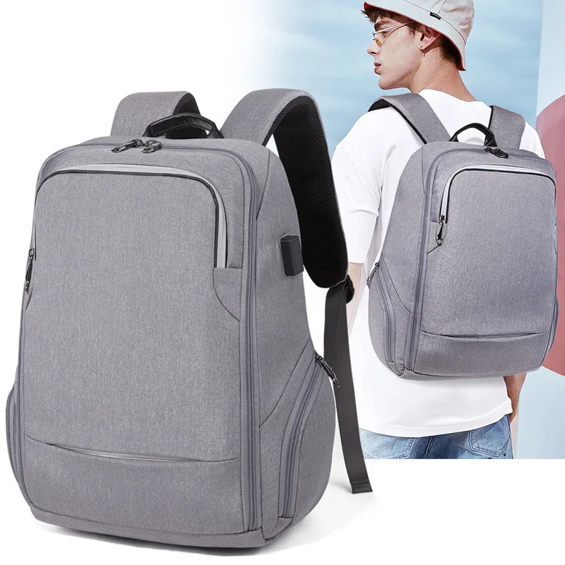 2018 New Business Computer Backpack Travel Waterproof Men's Shoulder Bag Usb Rechargeable Backpack Student Function Bag 2018 New Business Computer Backpack Travel Waterproof Men's Shoulder Bag Usb Rechargeable Backpack Student Function Bag