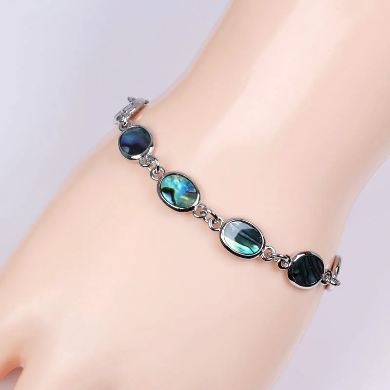 Oval shell bracelet (5)