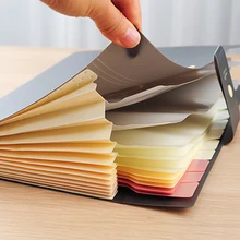 Сладкий файловый кошелек 8/12 сетки A4 Сумка для документов милые Цвет мини для чеков сумка органайзер папка File держатель для канцелярских товаров